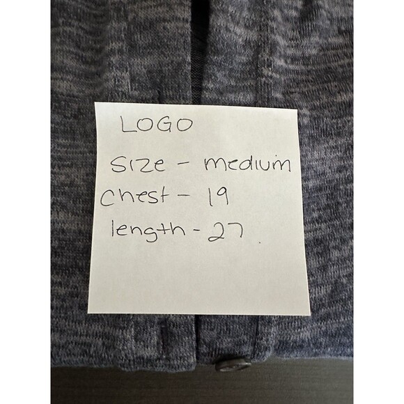 LOGO by Lori Goldstein Top Lace Chiffon Open Front Cardigan Vest Y2K Retro‎ M - Picture 6 of 6